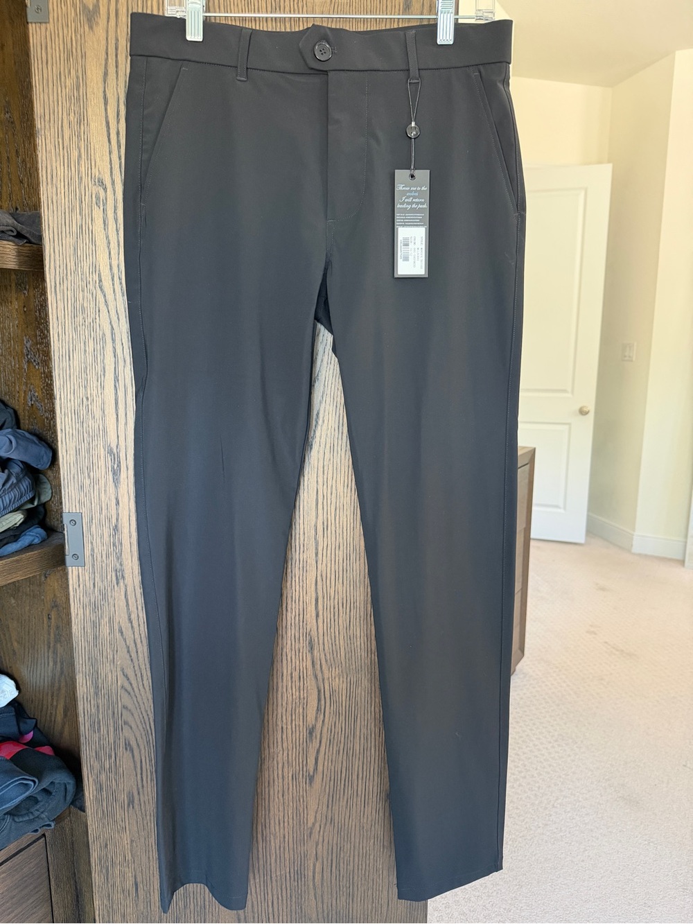 Greyson Black Slim Chino Pants **NWT**